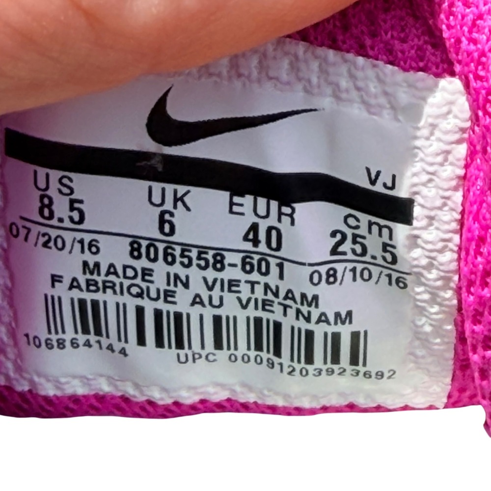 Nike Zoom Rival S 8 Track Spikes Womens 8.5 Pink Orange Sprint Shoes 806558-601 - Picture 4 of 8